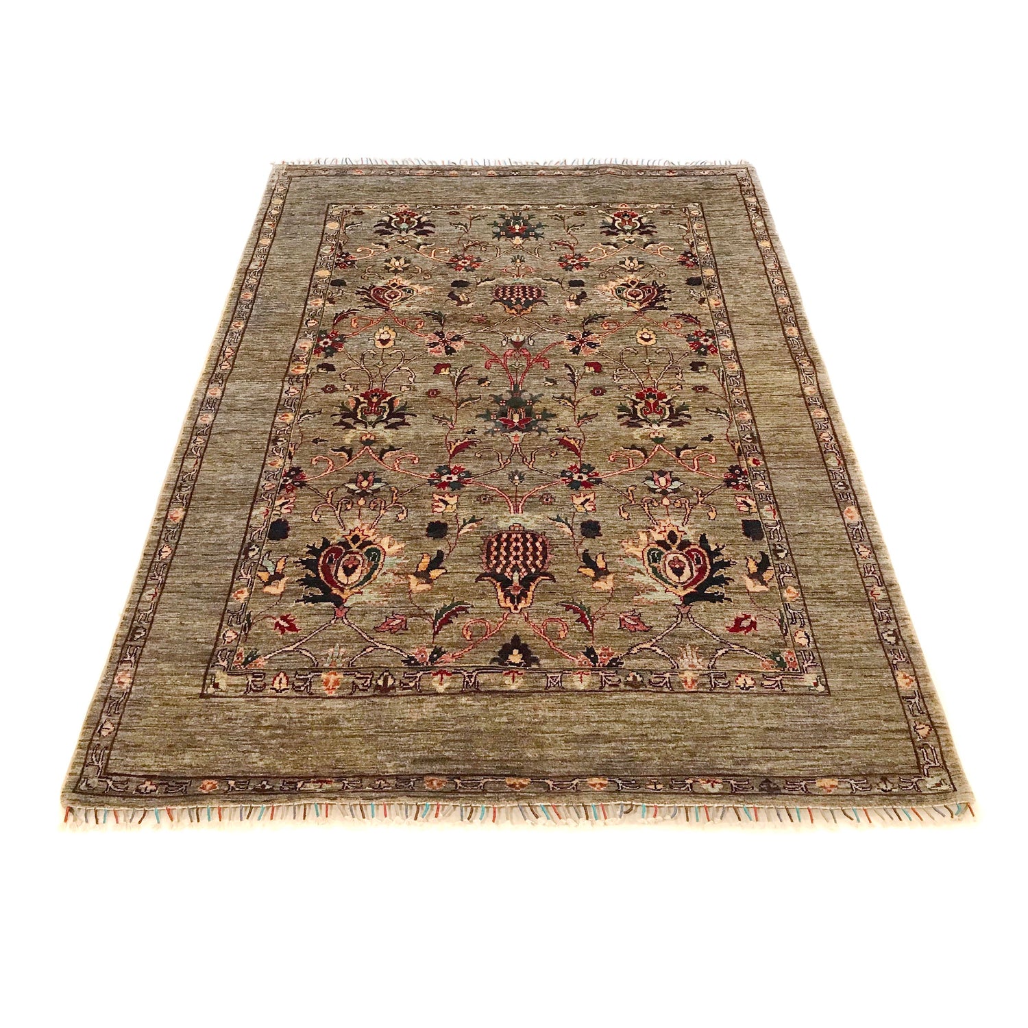 Handmade Sultani Area Rug 5' 5" x 7' 7" (ft) - No. G34140