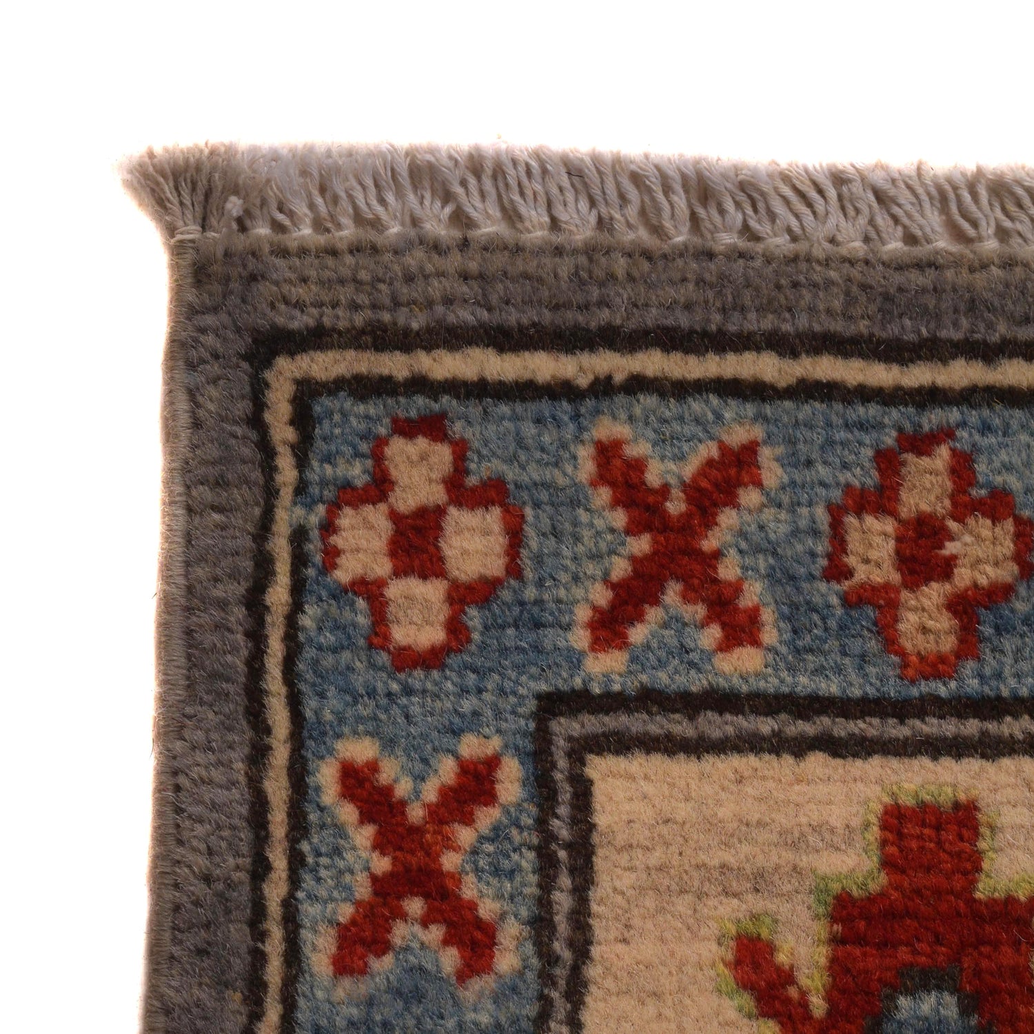 Grey Color Kazak Rug 4' 11" x 7' 1" (ft) - No.G34146