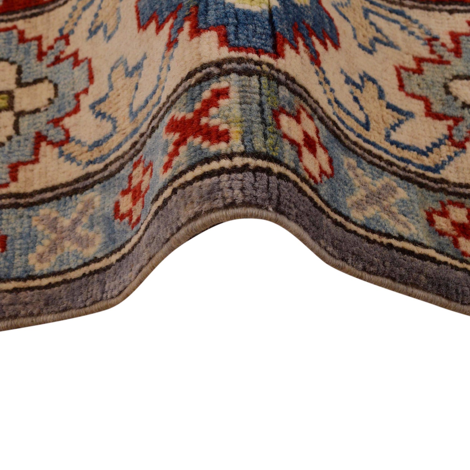 Grey Color Kazak Rug 4' 11" x 7' 1" (ft) - No.G34146