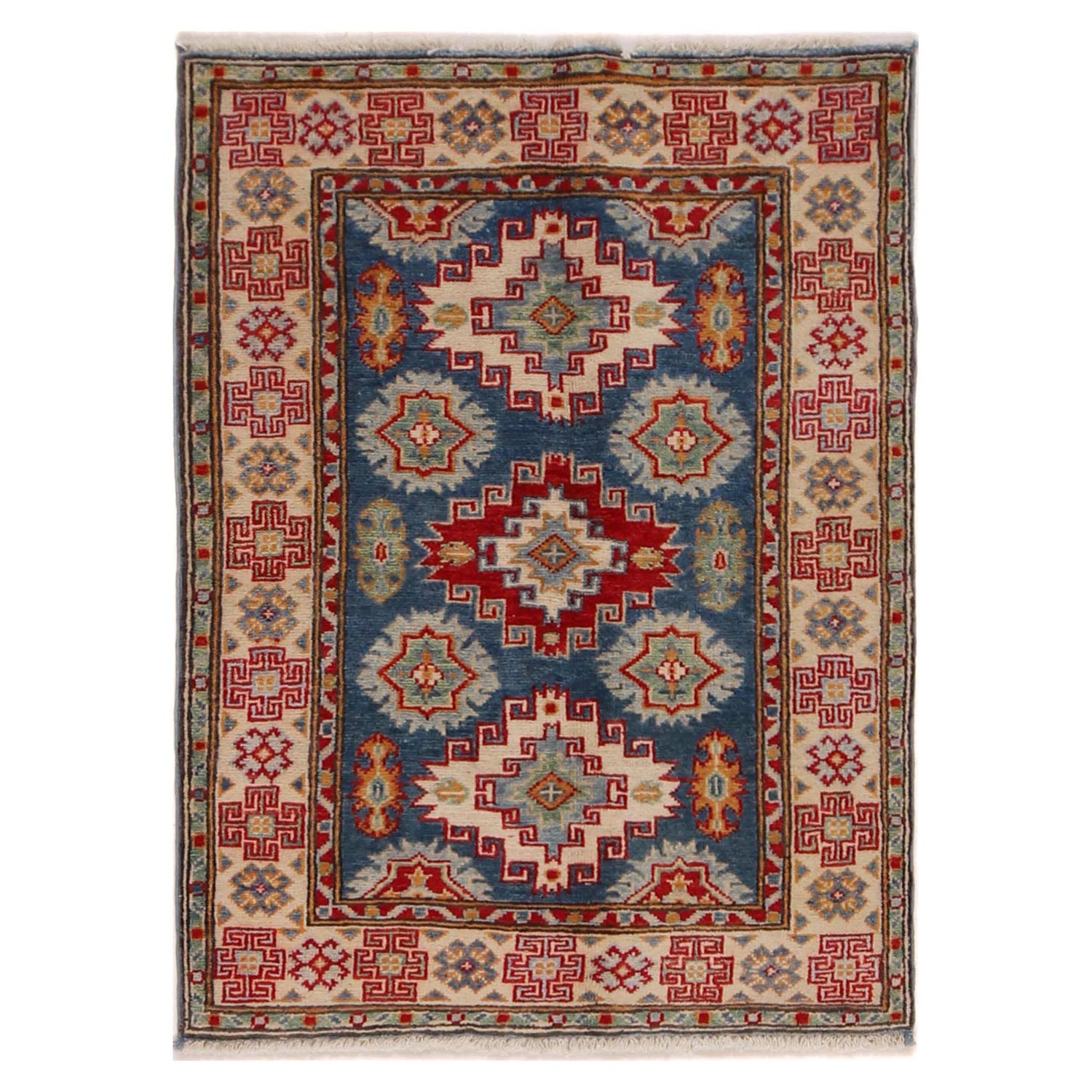 Oriental Kazak Rug 2' 9 x 3' 8 (ft) - No. G34147