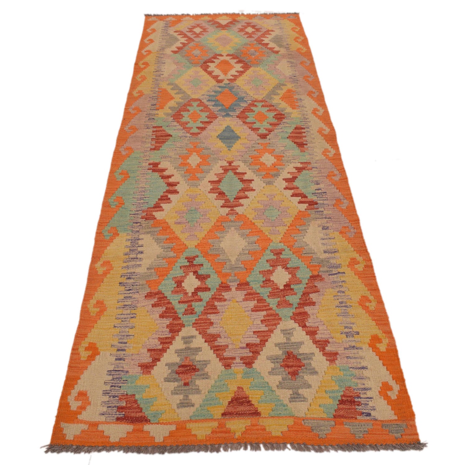 Vegetable Kilim Runner 2' 9" x 8' 4" (ft) - No. G34382
