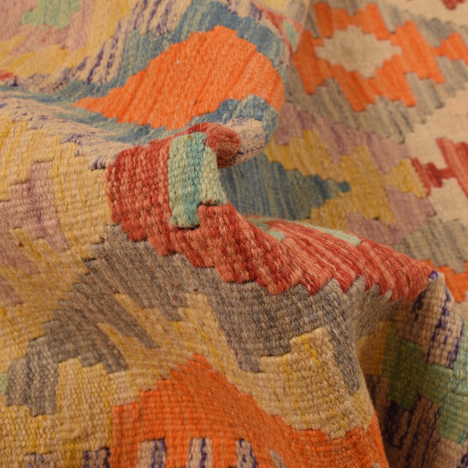 Vegetable Kilim Runner 2' 9" x 8' 4" (ft) - No. G34382