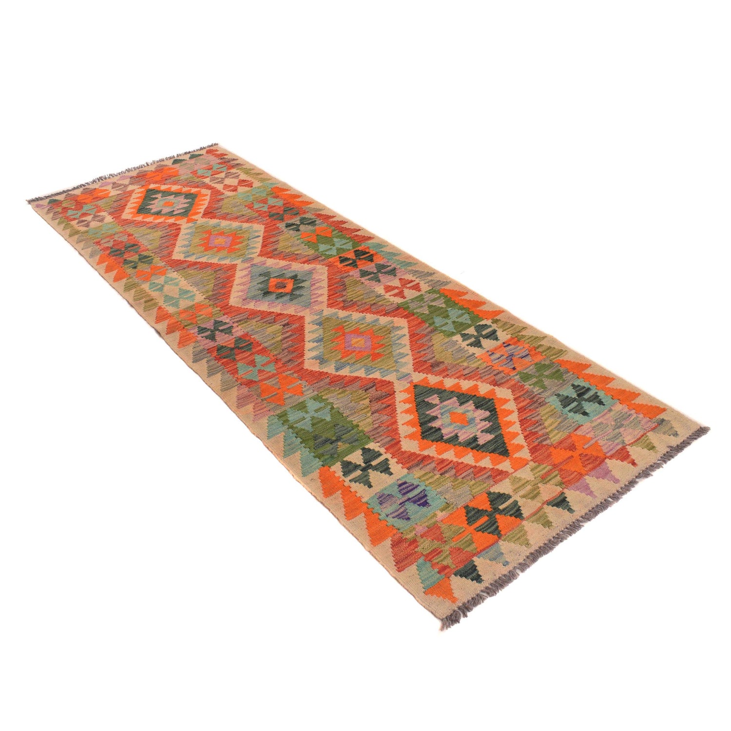 Vegetable Kelim Runner 2' 9" x 8' 0" (ft) - No. G34383