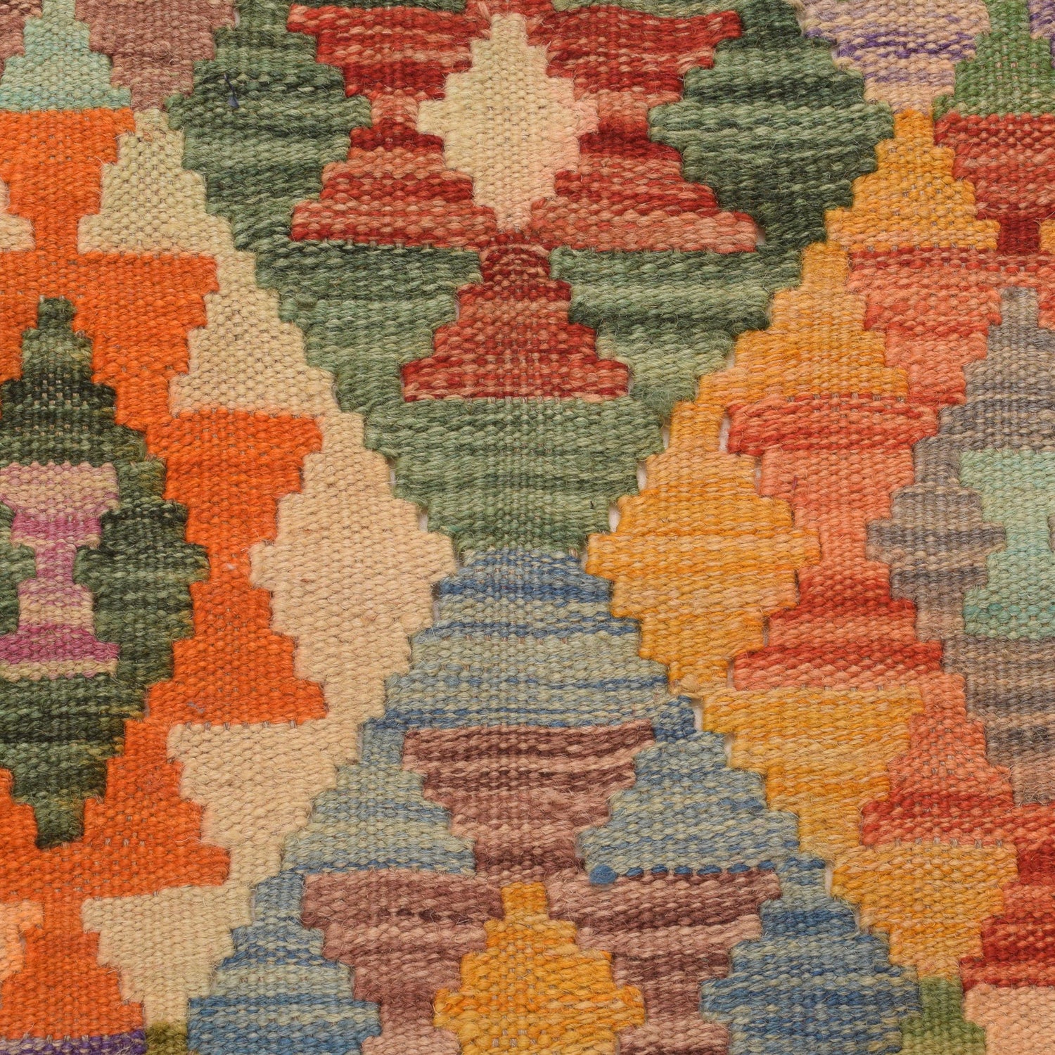 Vegetable Kilim Runner 2' 11" x 9' 8" (ft) - No. G34384