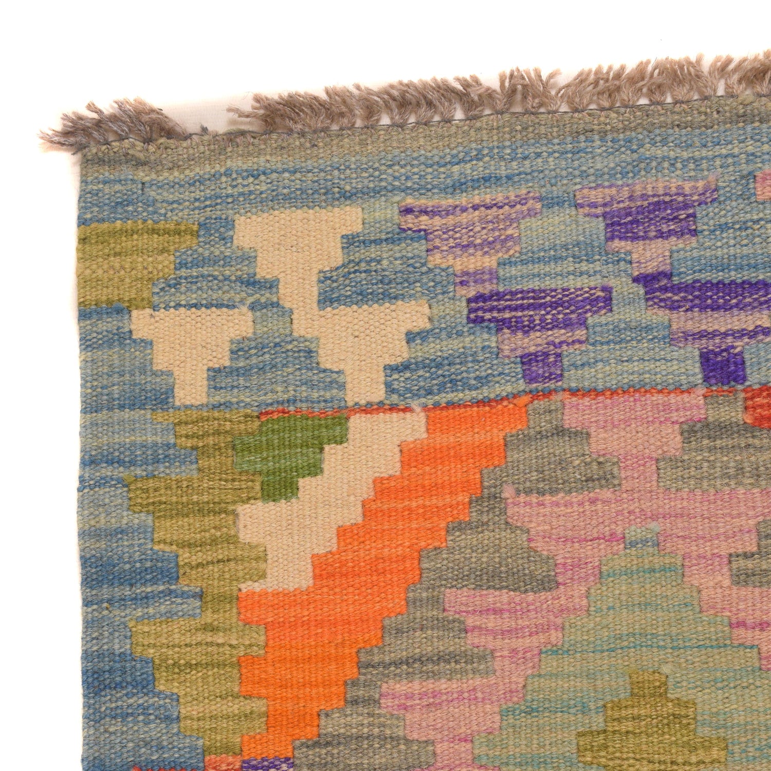 Vegetable Kelim Runner 2' 10" x 8' 4" (ft) - No. G34389