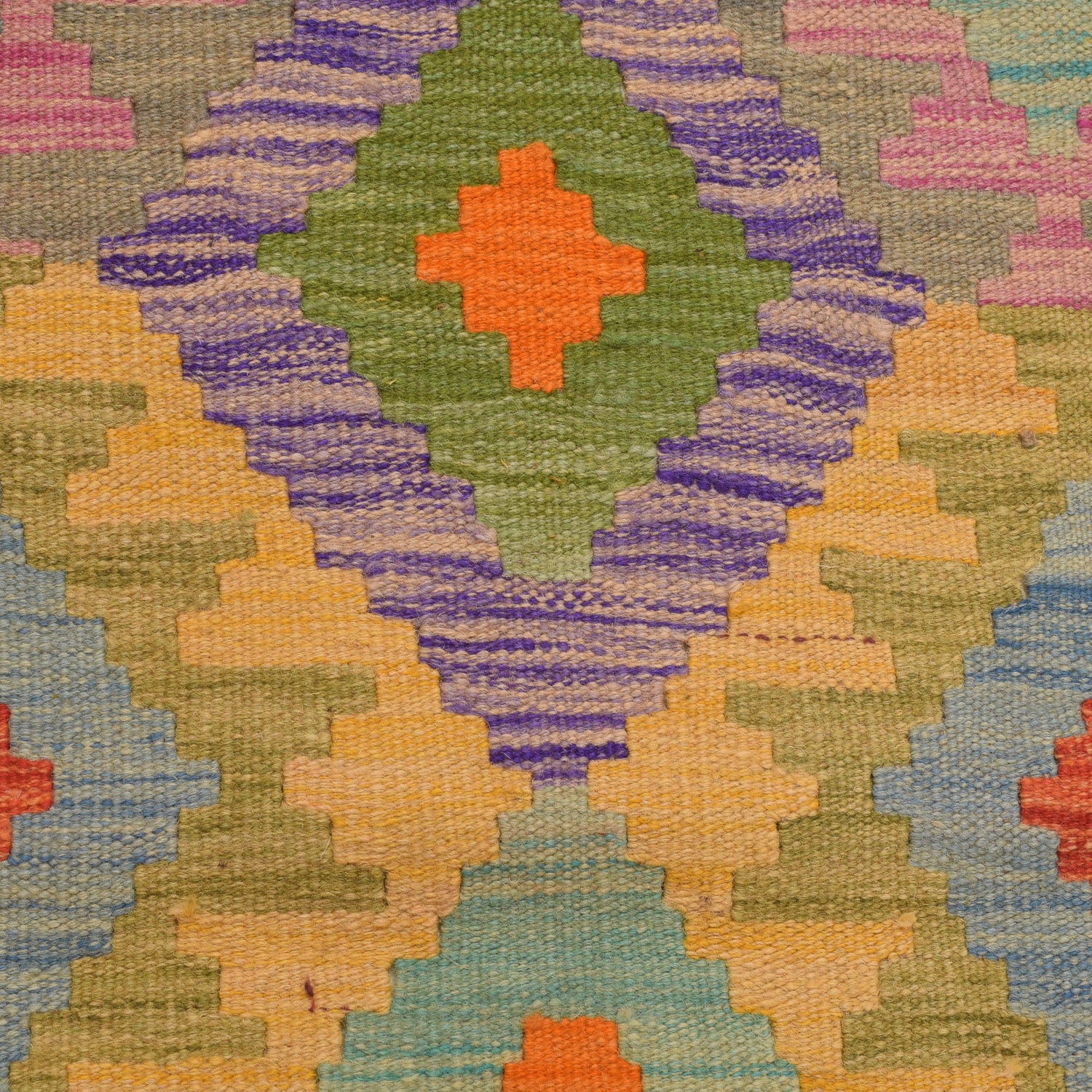 Vegetable Kelim Runner 2' 10" x 8' 4" (ft) - No. G34389