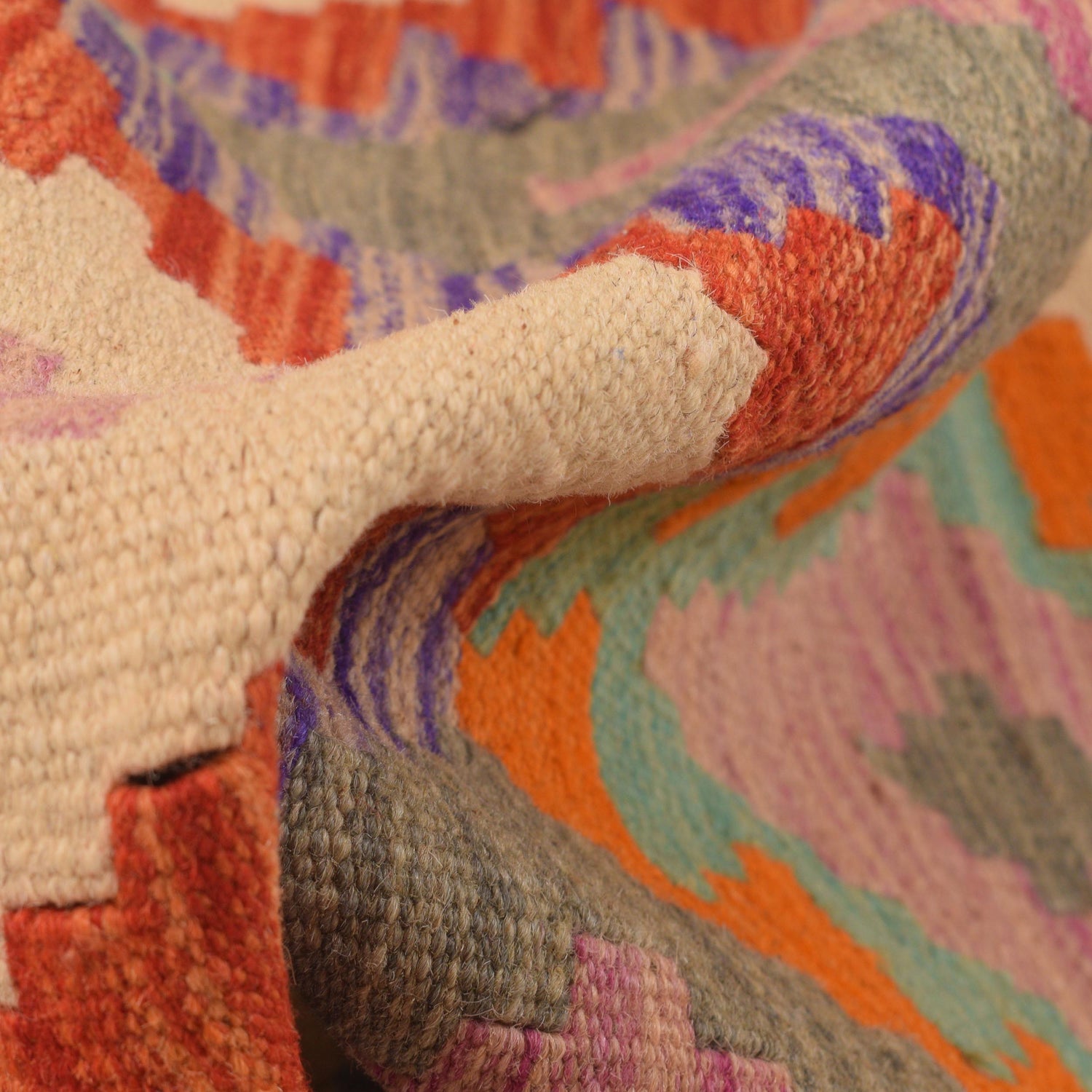 Vegetable Kelim Runner 2' 10" x 8' 4" (ft) - No. G34389