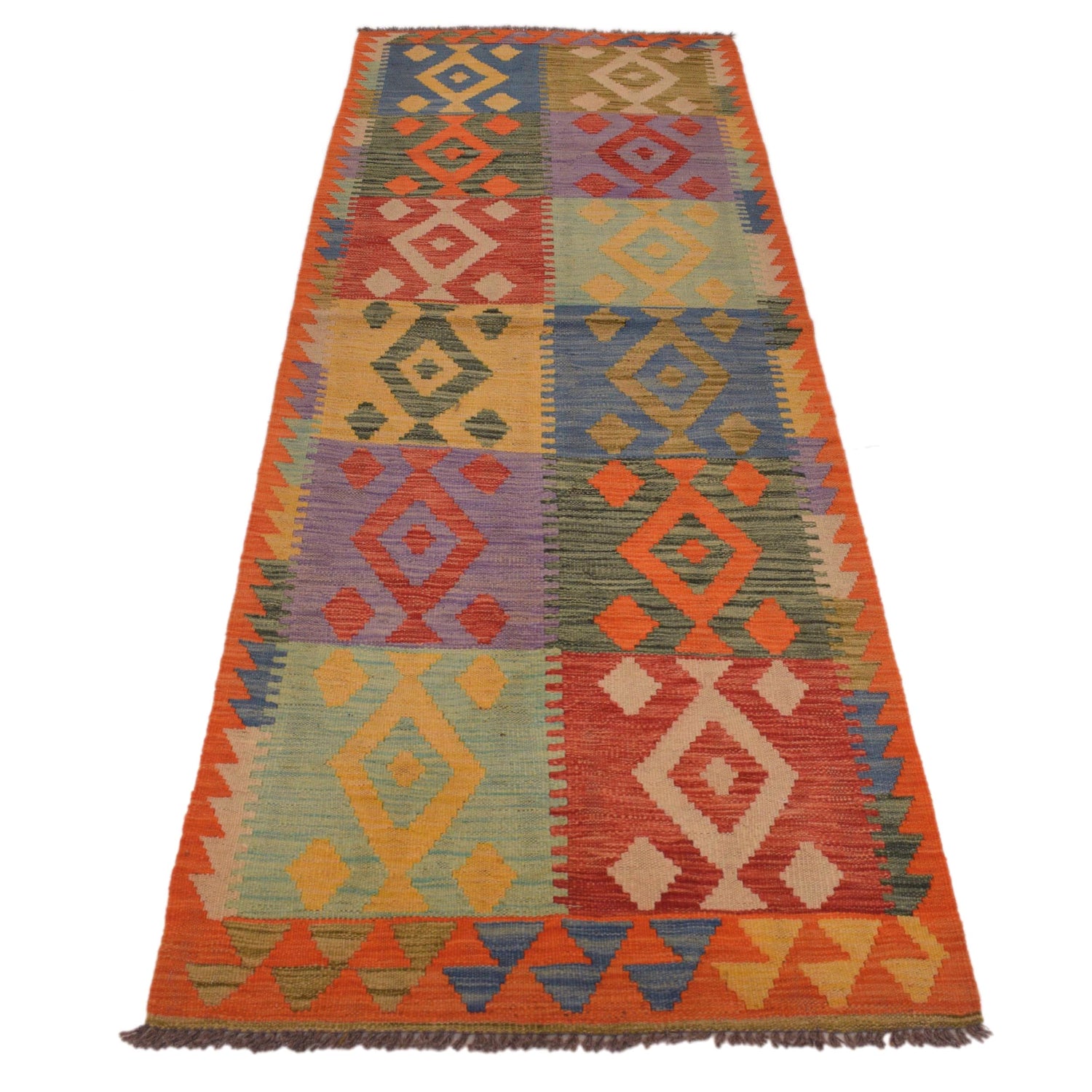 Vegetable Kilim Runner 2' 9" x 8' 3" (ft) - No. G34390