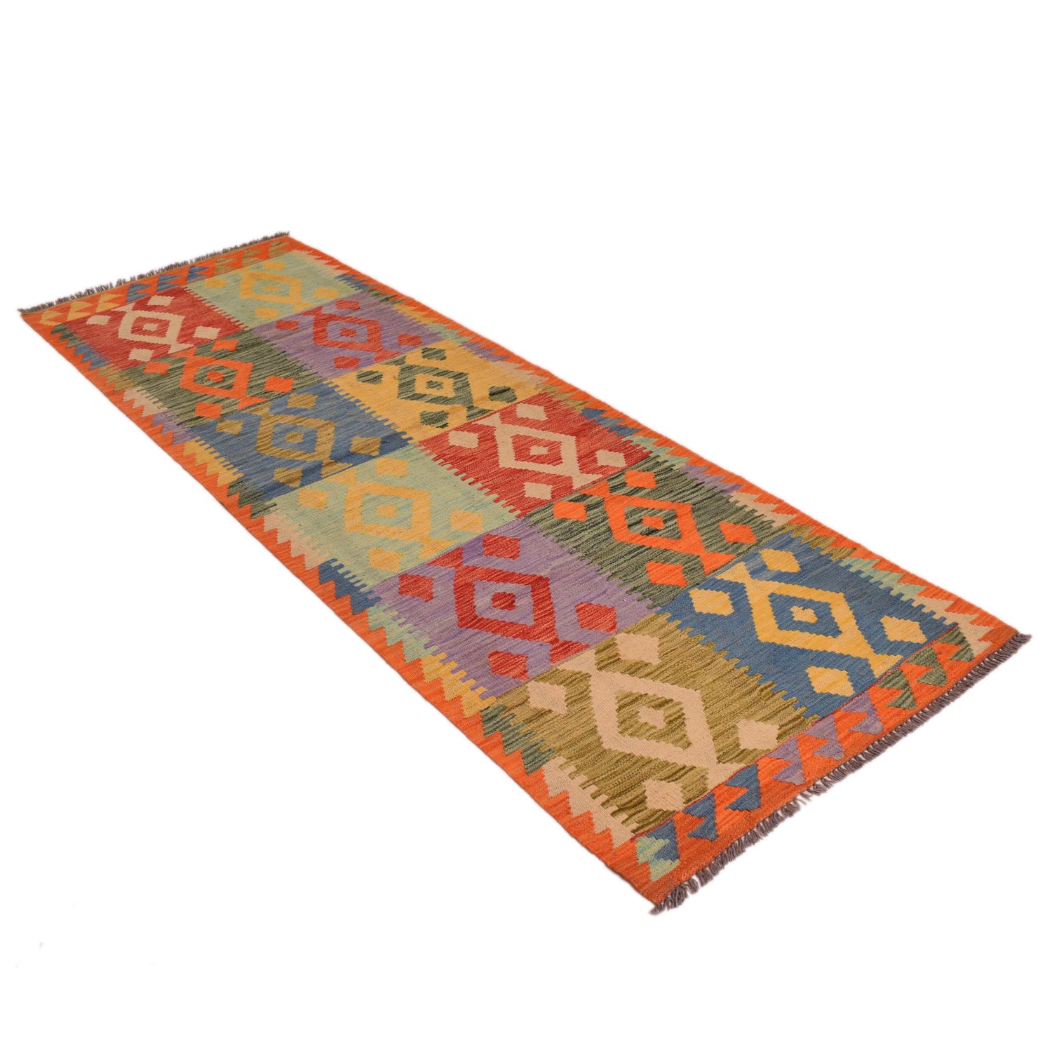 Vegetable Kilim Runner 2' 9" x 8' 3" (ft) - No. G34390