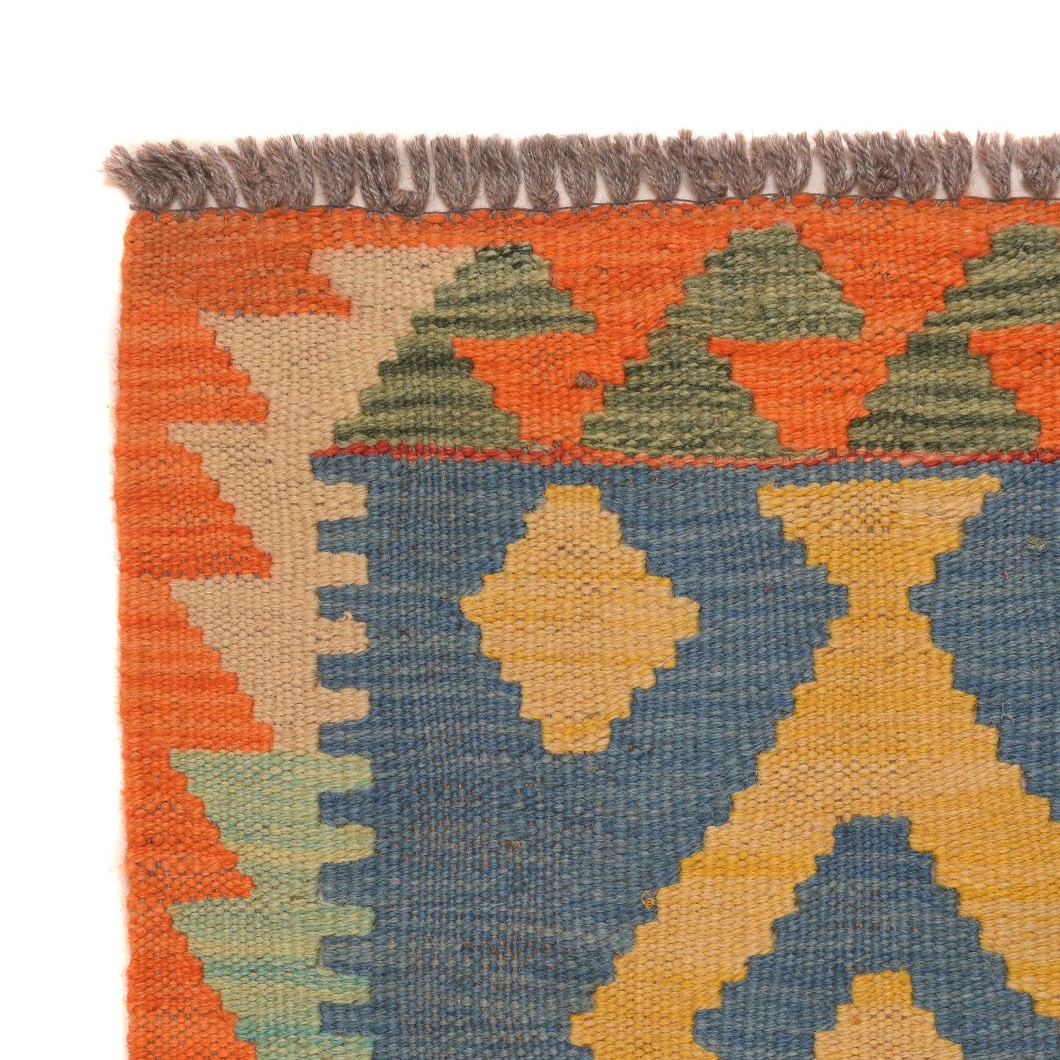 Vegetable Kilim Runner 2' 9" x 8' 3" (ft) - No. G34390