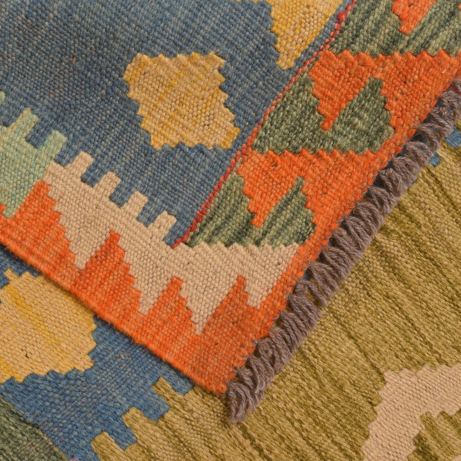 Vegetable Kilim Runner 2' 9" x 8' 3" (ft) - No. G34390