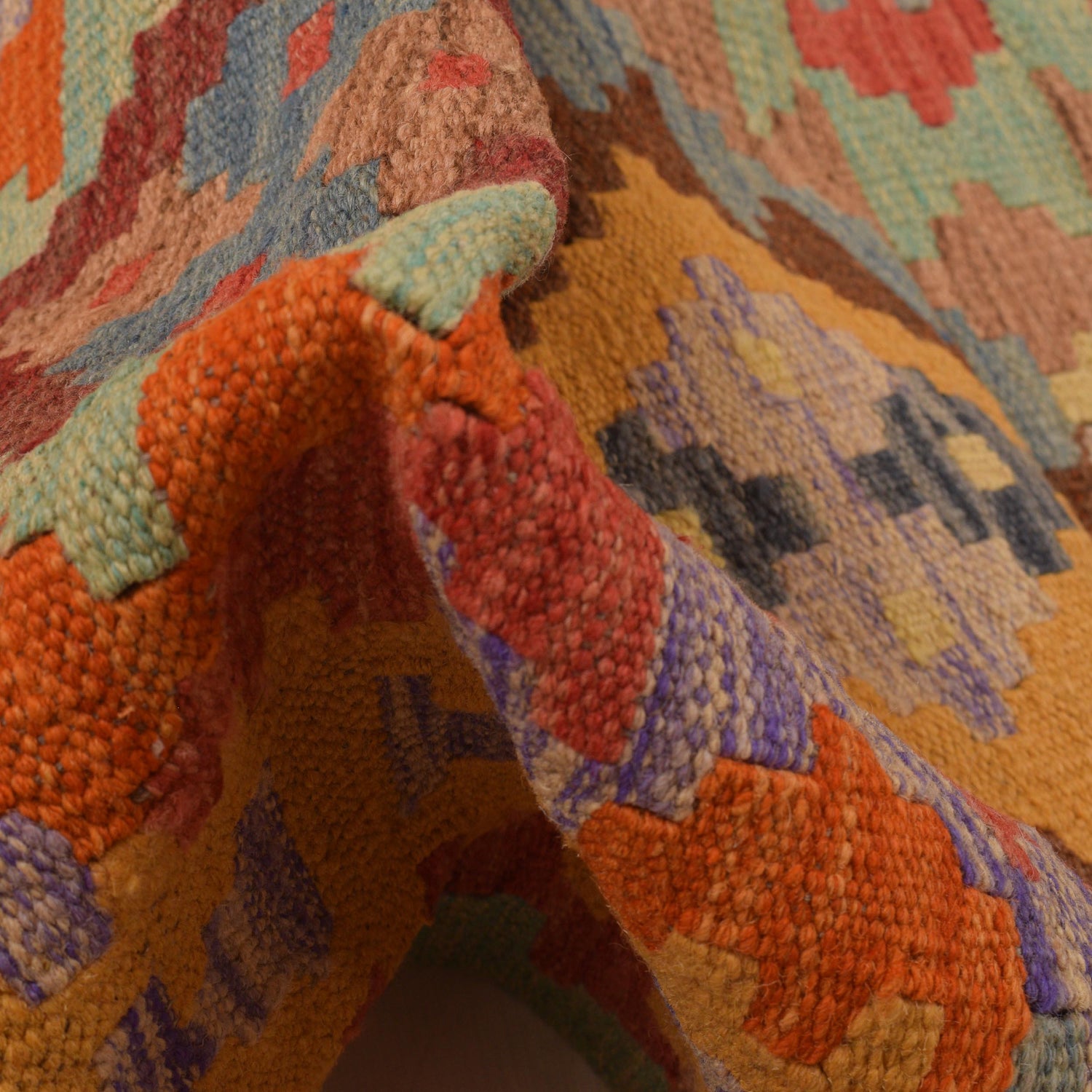 Vegetable Kilim Runner 2' 8" x 9' 10" (ft) - No. G34391