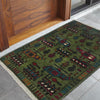 Hand Knotted War Rug 1' 12" x 2' 11" (ft) - No. G34437