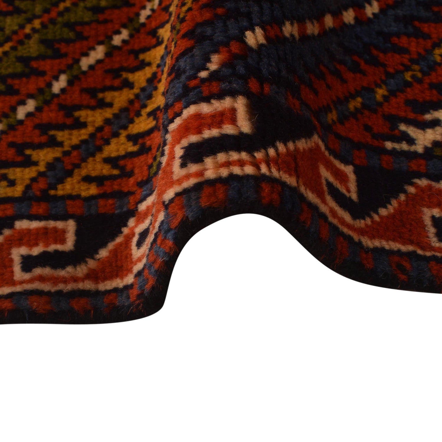 Multi Color Baluchi Rug 3' 5" x 4' 4" (ft) - No. G34860