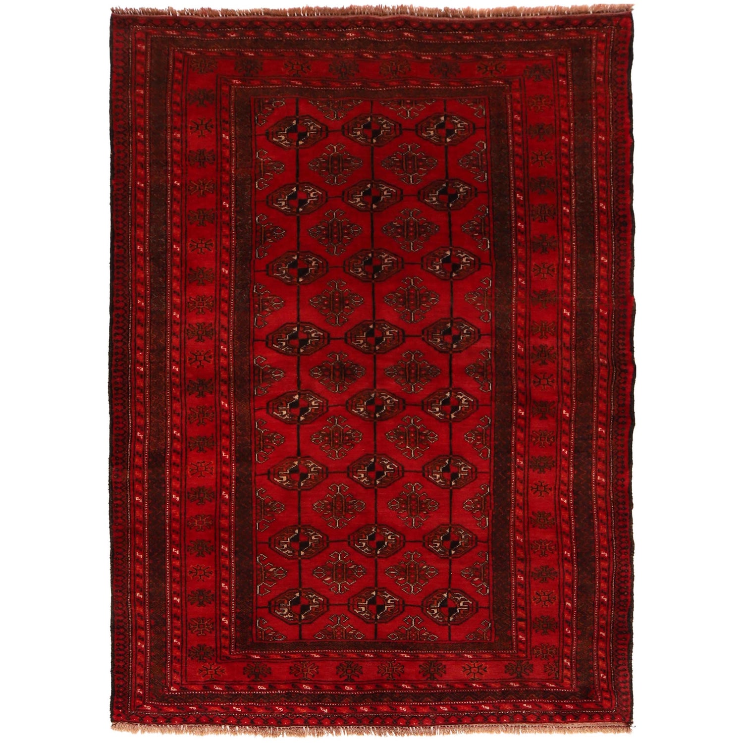 Tribal Baloch Rug 4' 3" x 5' 10" (ft) - No. G34867