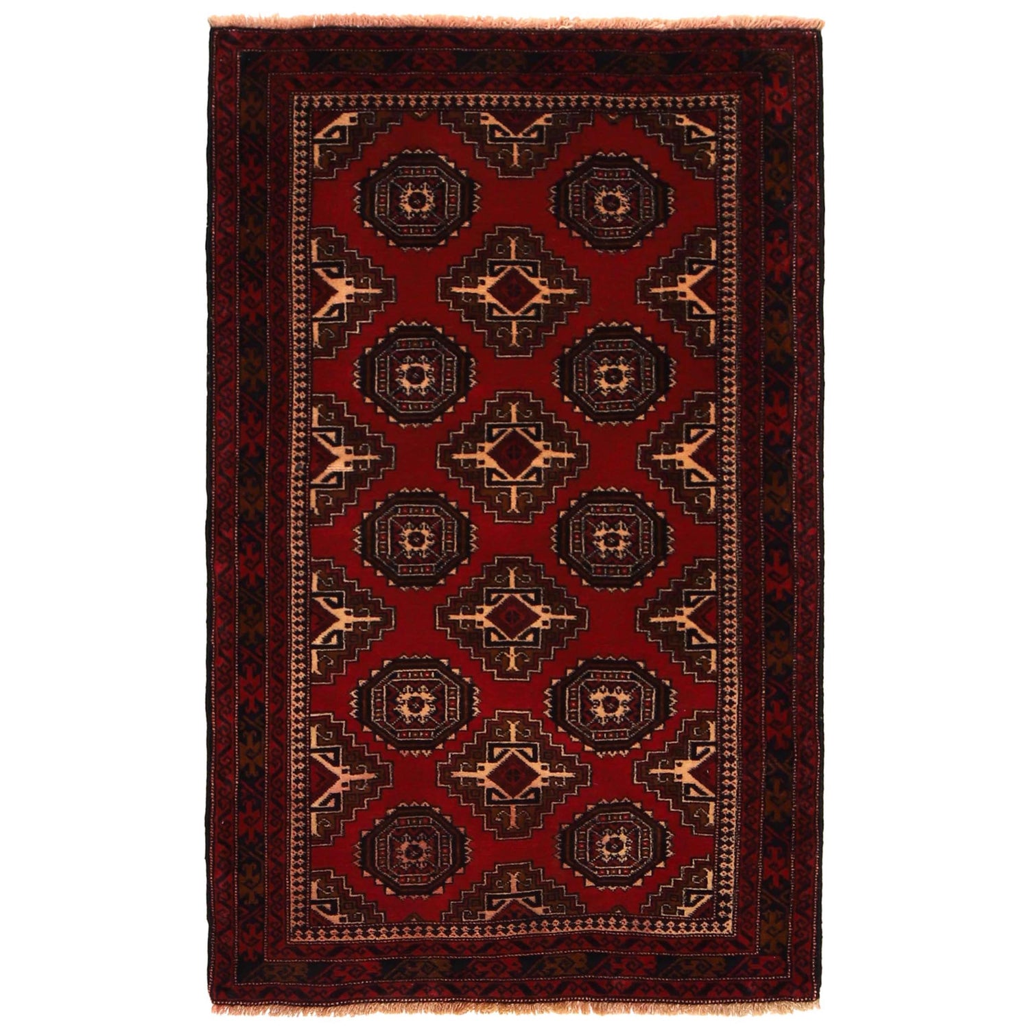 Tribal Baloch Rug 2' 10" x 4' 7" (ft) - G34872