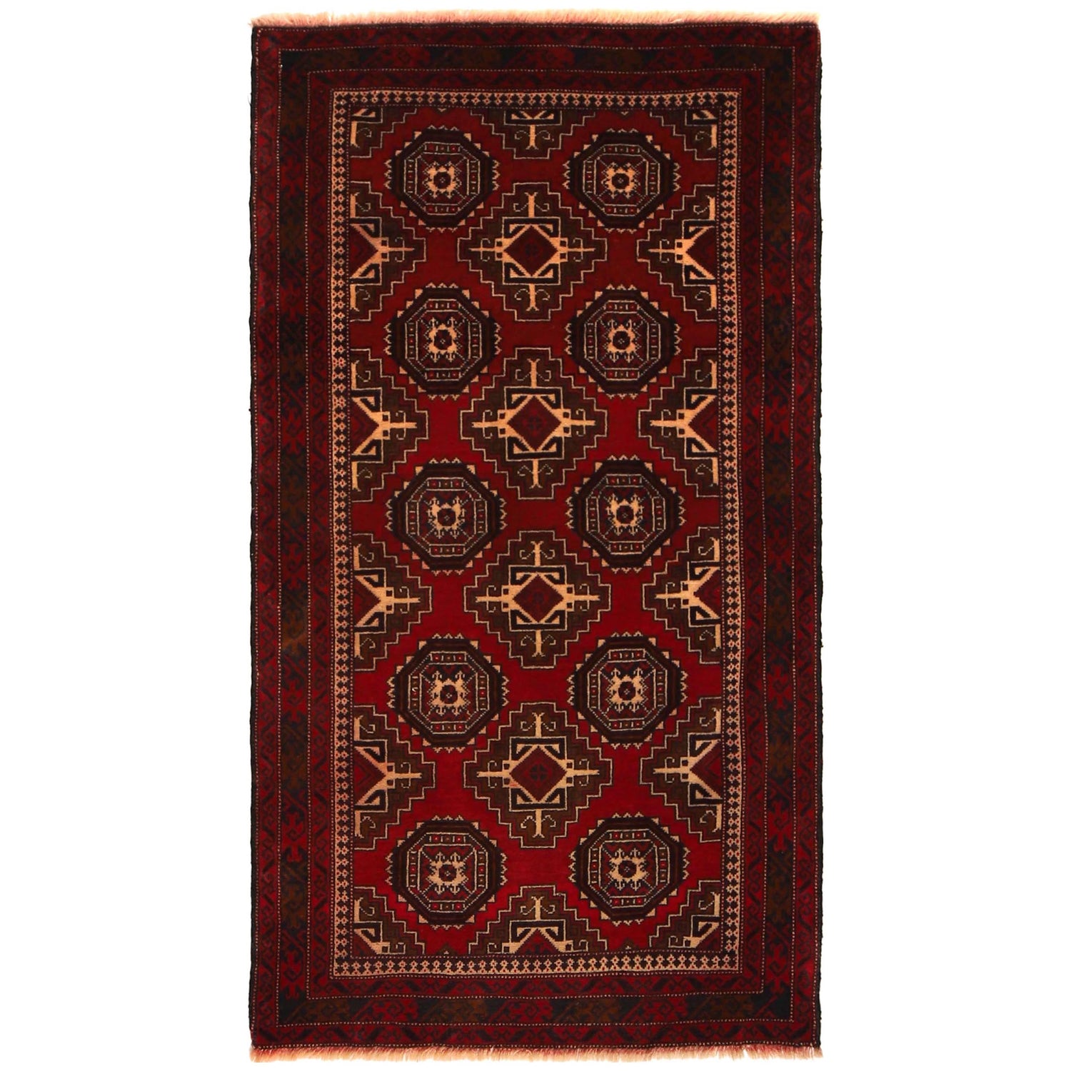 Traditional Baloch Rug 2' 10" x 5' 1" (ft) - G34873