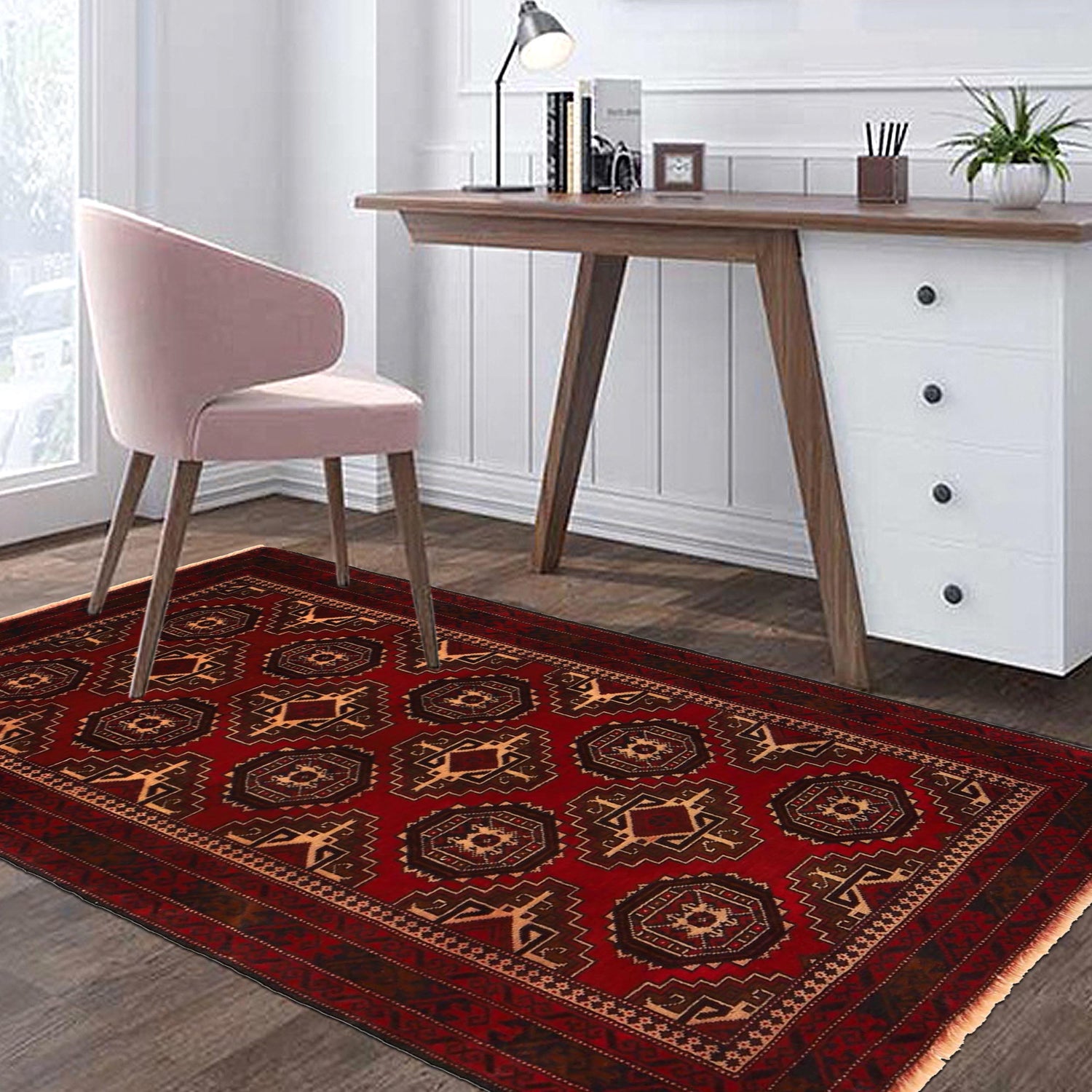 Traditional Baloch Rug 2' 10" x 5' 1" (ft) - G34873