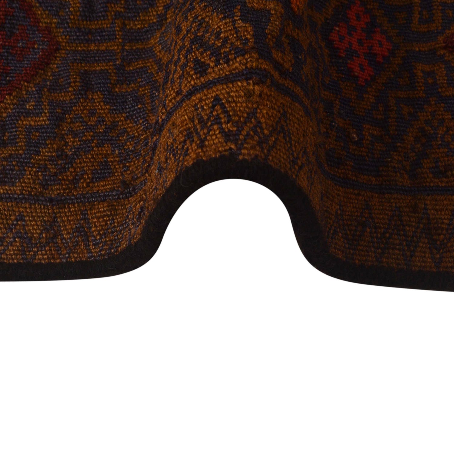 Handmade Flatweave Dhurrie 4' 5" x 6' 9" (ft) - No. G34884