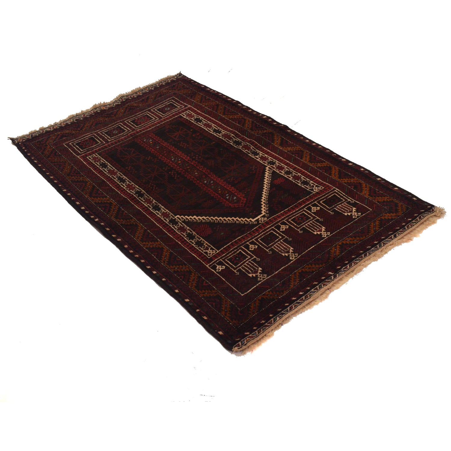 Handmade Jaye Namaz 3' 0" x 4' 10" (ft) - No. G35151