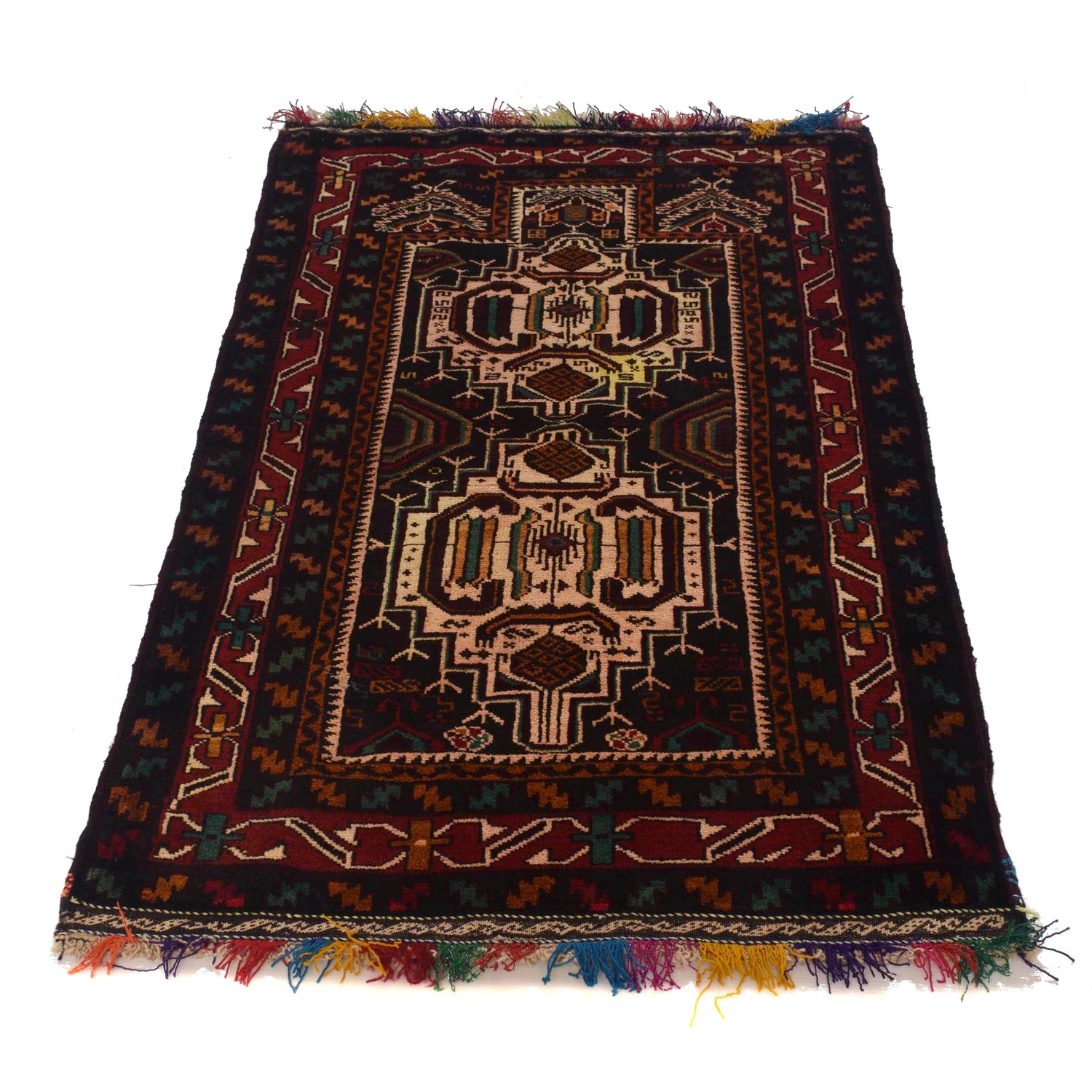 Handmade Prayer Rug 2' 7" x 4' 7" (ft) - No. G35152