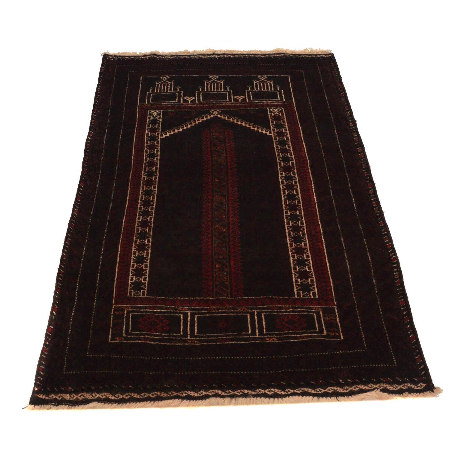 Handmade Prayer Rug 2' 9" x 4' 8" (ft) - No. G35170