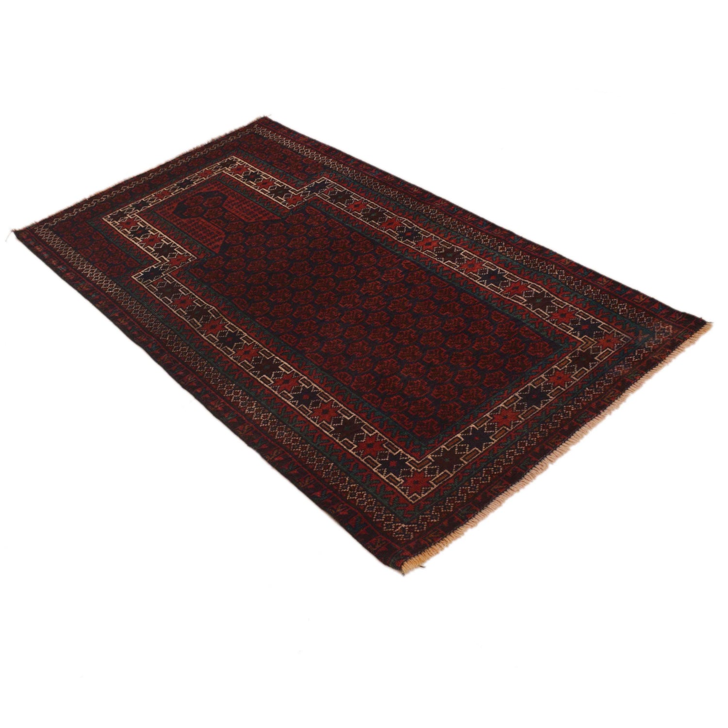 Small Prayer Rug 3' 0" x 5' 5" (ft) - No. G35173
