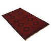 Red Color Baluchi Rug 2' 11"x 4' 8" (ft) - No. G35187