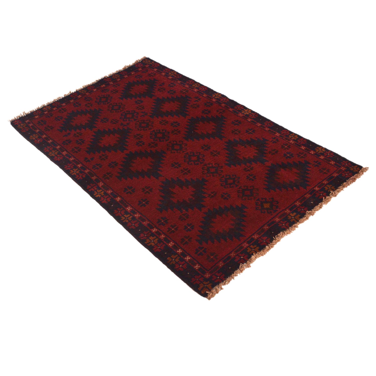 Red Color Baluchi Rug 2' 11"x 4' 8" (ft) - No. G35187