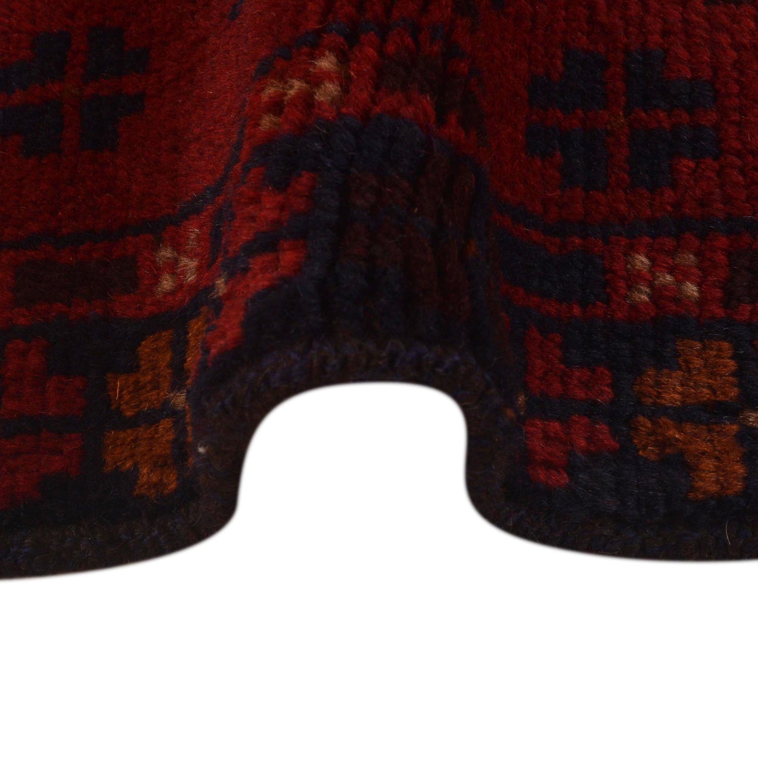 Red Color Baluchi Rug 2' 11"x 4' 8" (ft) - No. G35187