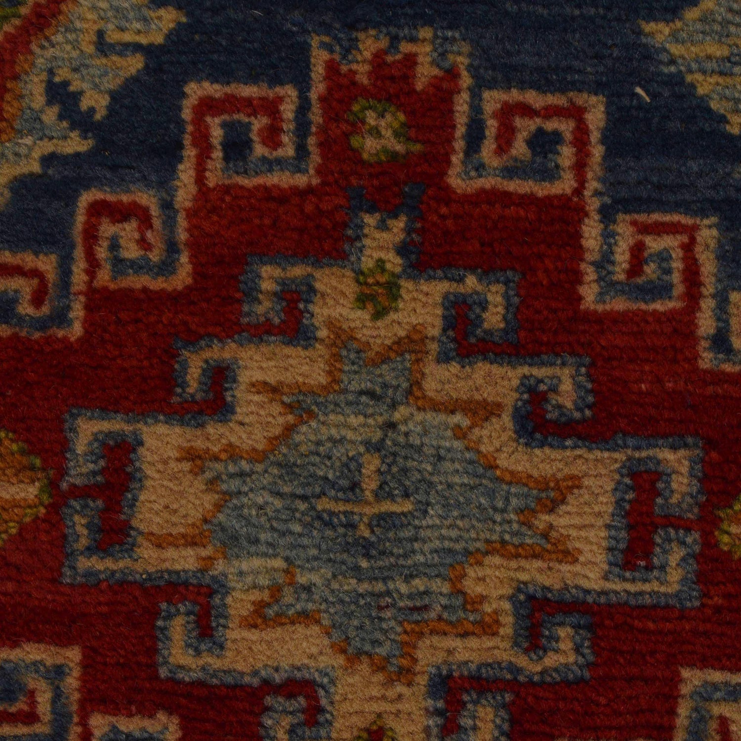 Blue Color Kazak Rug 2' 9" x 4' 8" (ft)- No. G35207
