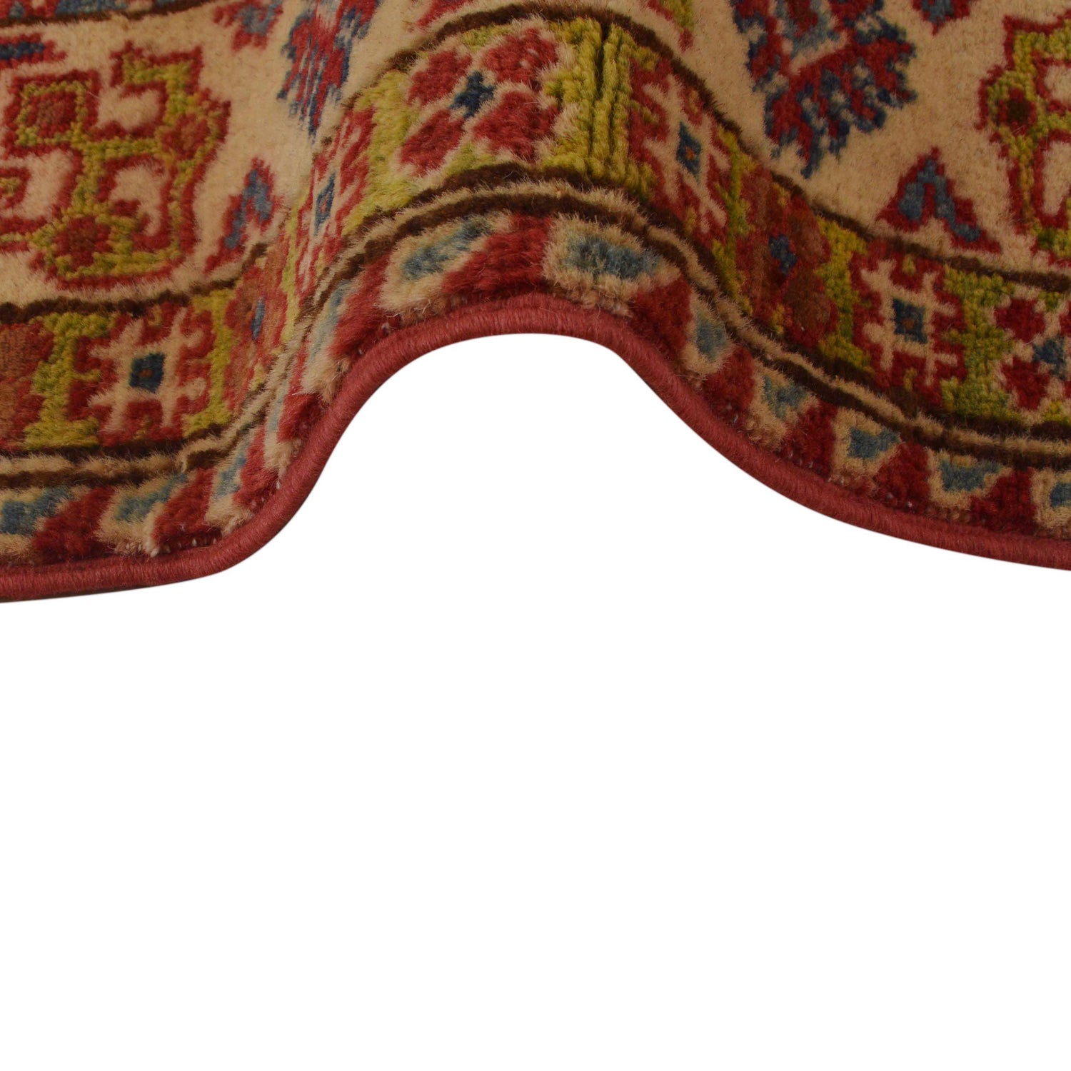 Hand Knotted Kazak Rug 3' 3" x 4' 6" (ft)- No. G35209