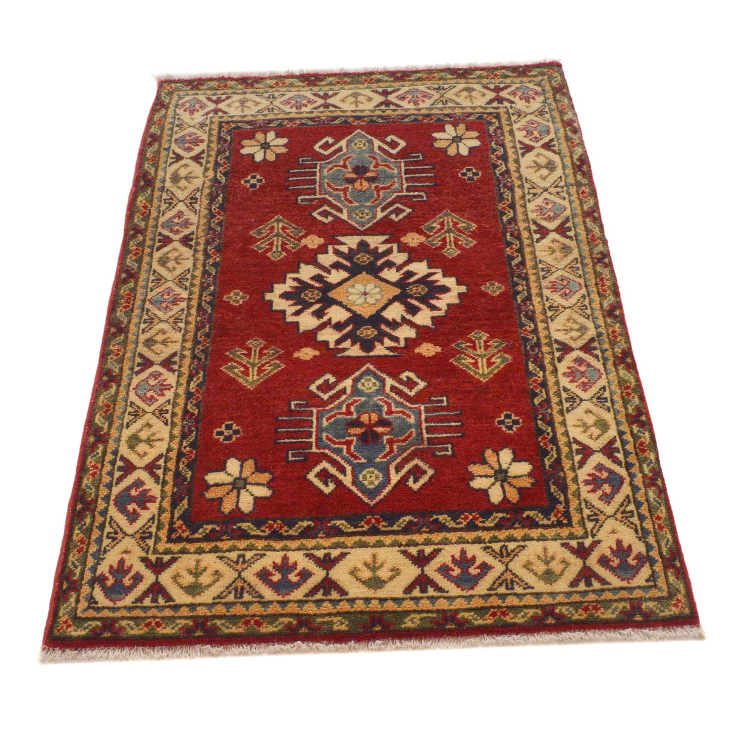 Oriental Kazak Rug 2' 9 x 4' 4 (ft) - No. G35211