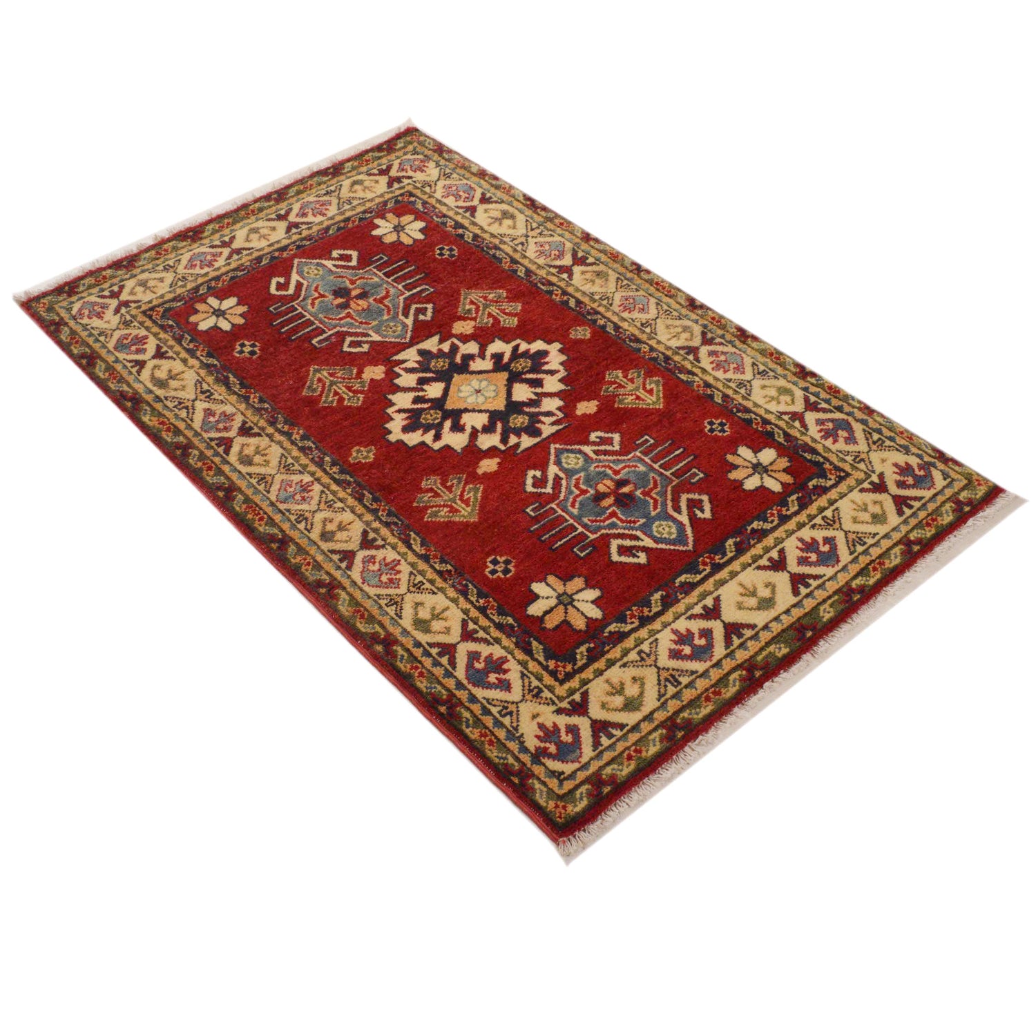 Oriental Kazak Rug 2' 9 x 4' 4 (ft) - No. G35211