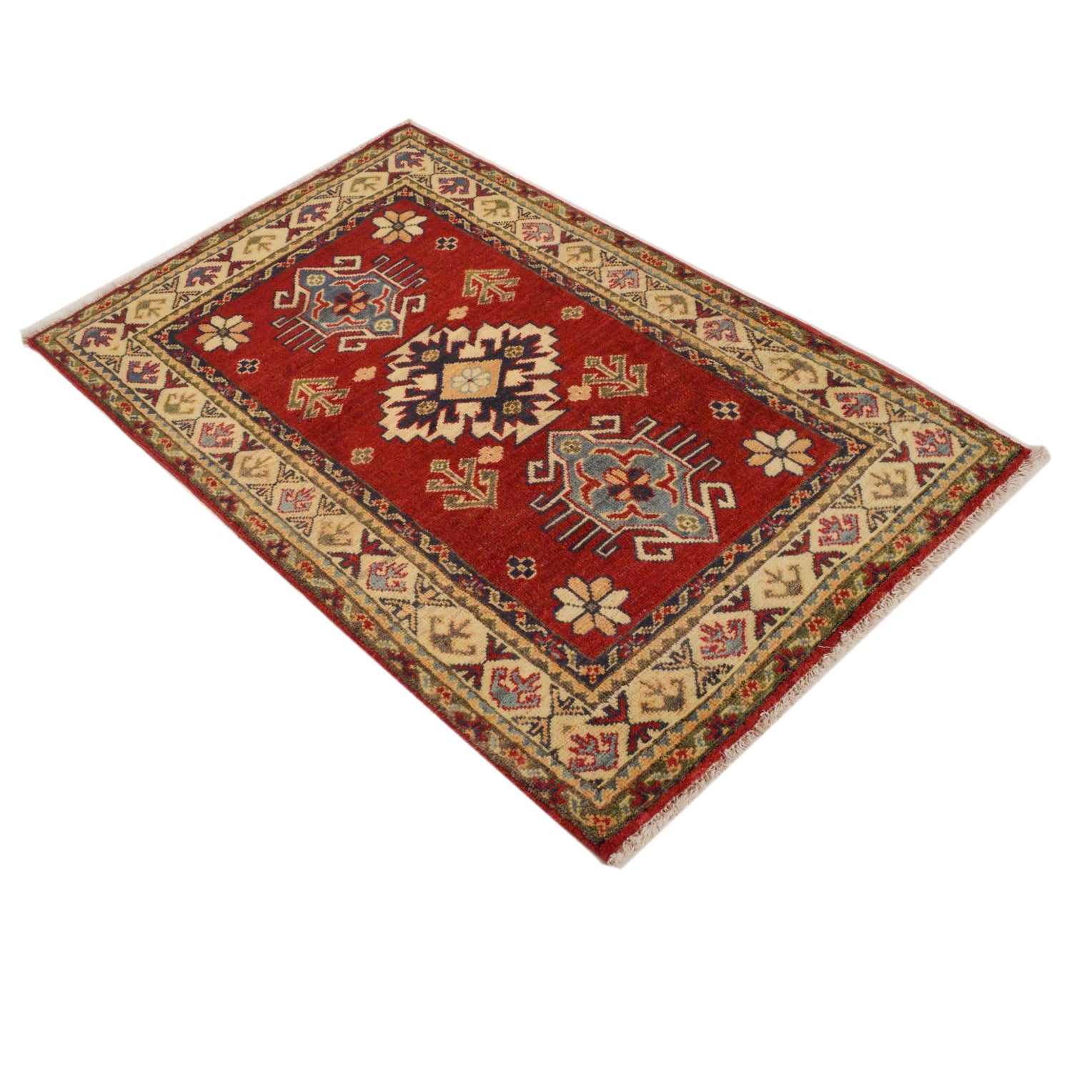 Oriental Kazak Rug 2' 9 x 4' 4 (ft) - No. G35211