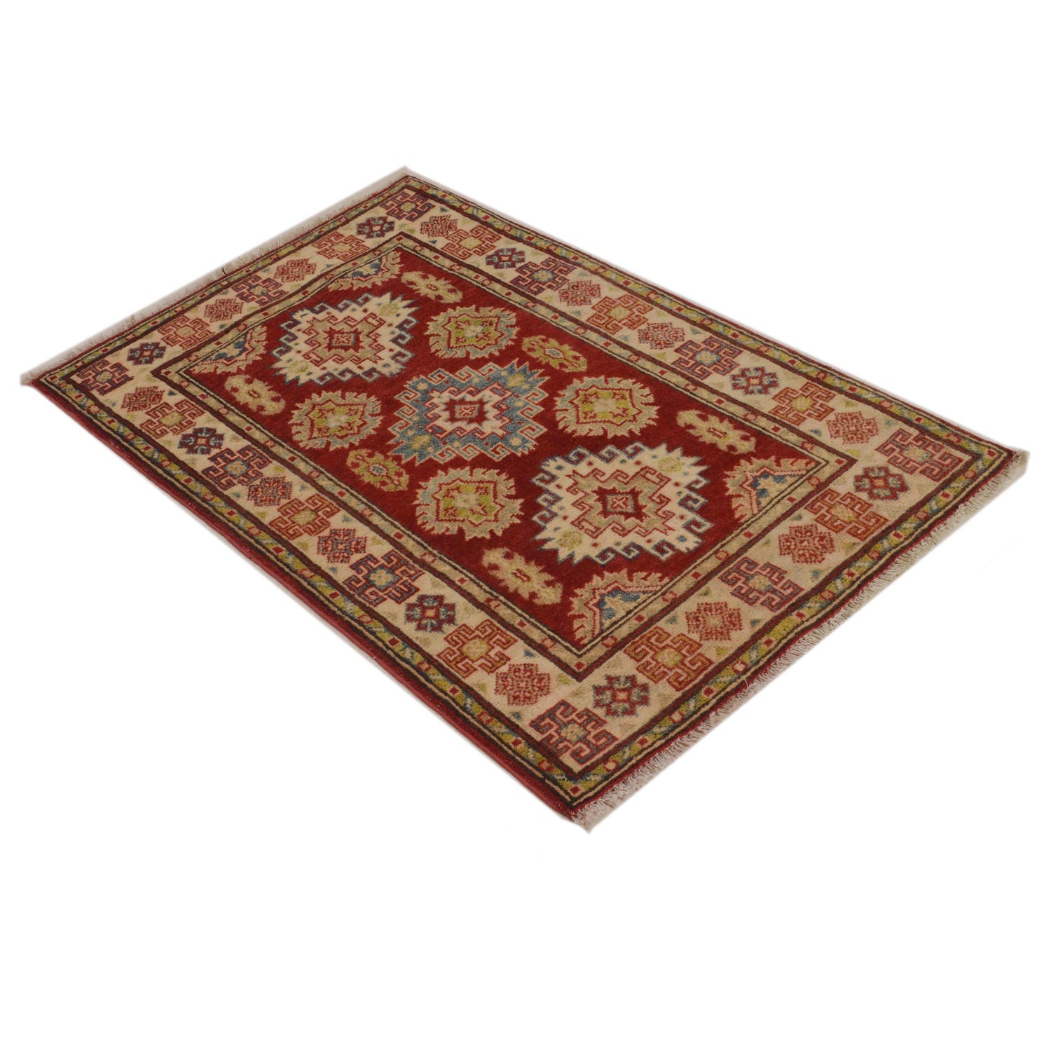 Red Color Kazak Rug 2' 8 x 4' 0 (ft) - No. G35212