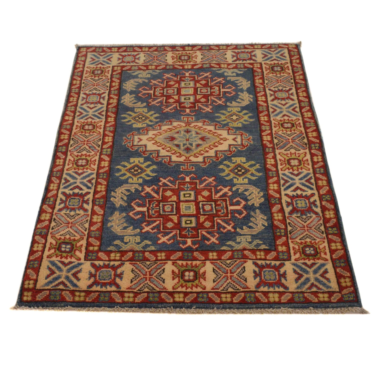 Oriental Kazak Rug 2' 9 x 4' 0 (ft) - No. G35215