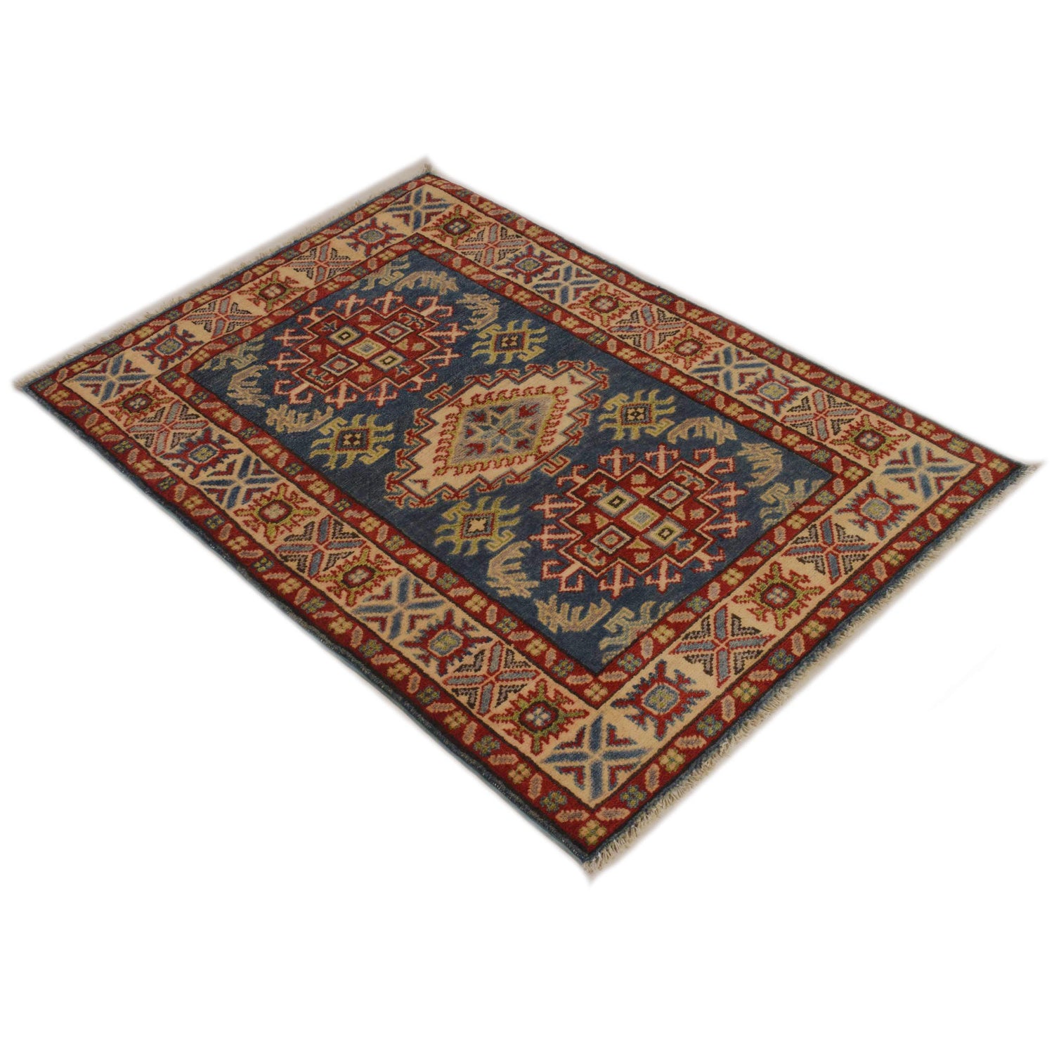 Oriental Kazak Rug 2' 9 x 4' 0 (ft) - No. G35215