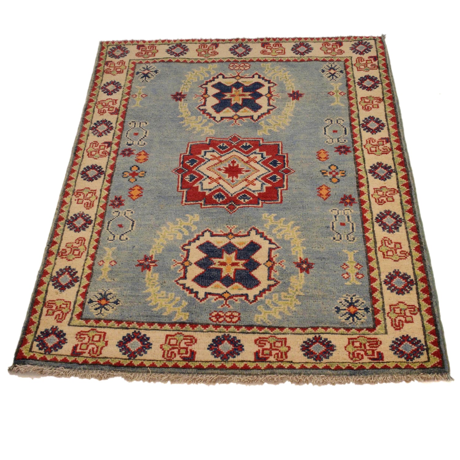 Oriental Kazak Rug 2' 9 x 3' 10 (ft) - No. G35220