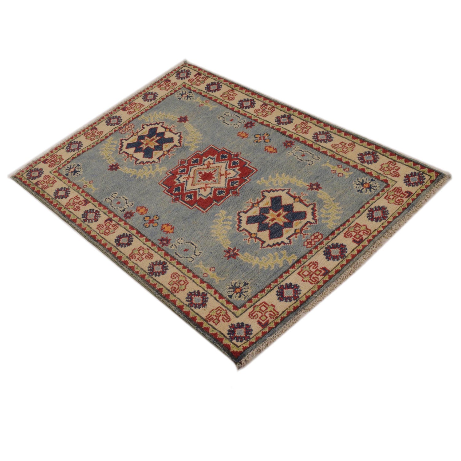 Oriental Kazak Rug 2' 9 x 3' 10 (ft) - No. G35220