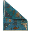 Blue Color War Rug 2' 0" x 2' 8" (ft) - No. G35387
