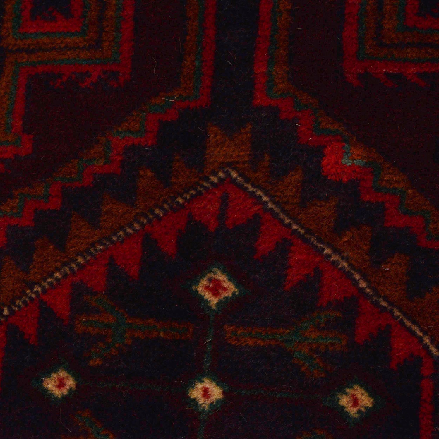Baluch Medium Size Carpet 3' 7" x 6' 8" (ft) - No. G35405