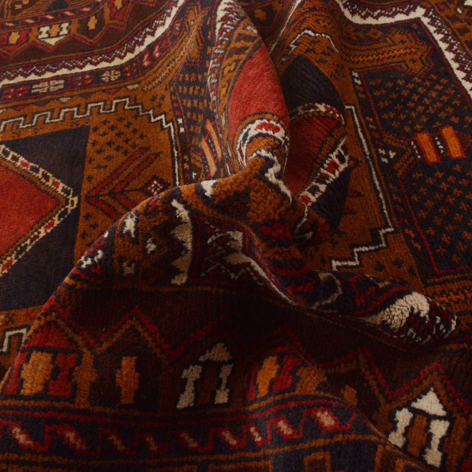 Baluch Medium Size Carpet 3' 6" x 6' 6" (ft) - No. G35406