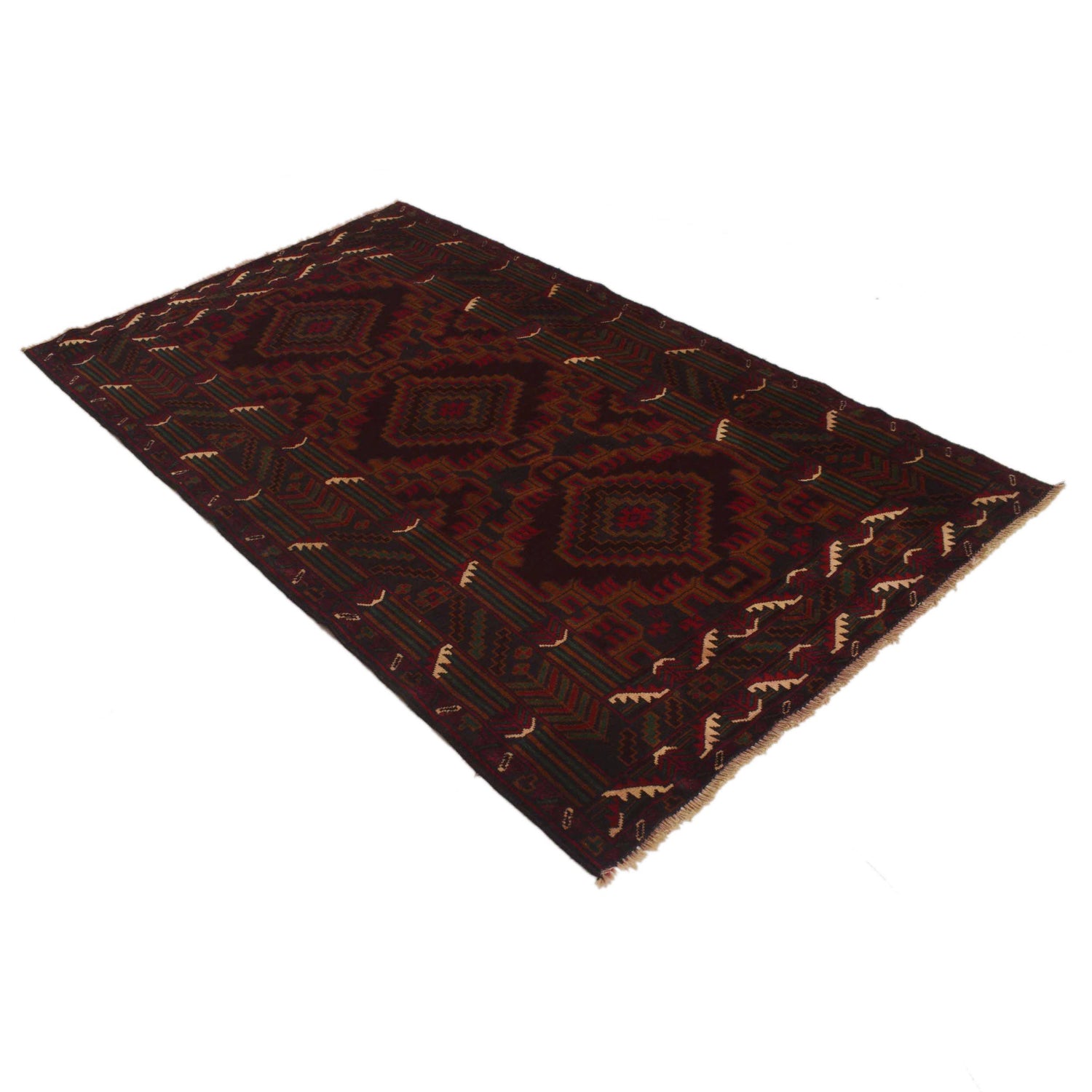 Baluch Medium Size Carpet 3' 8" x 6' 3" (ft) - No. G35408