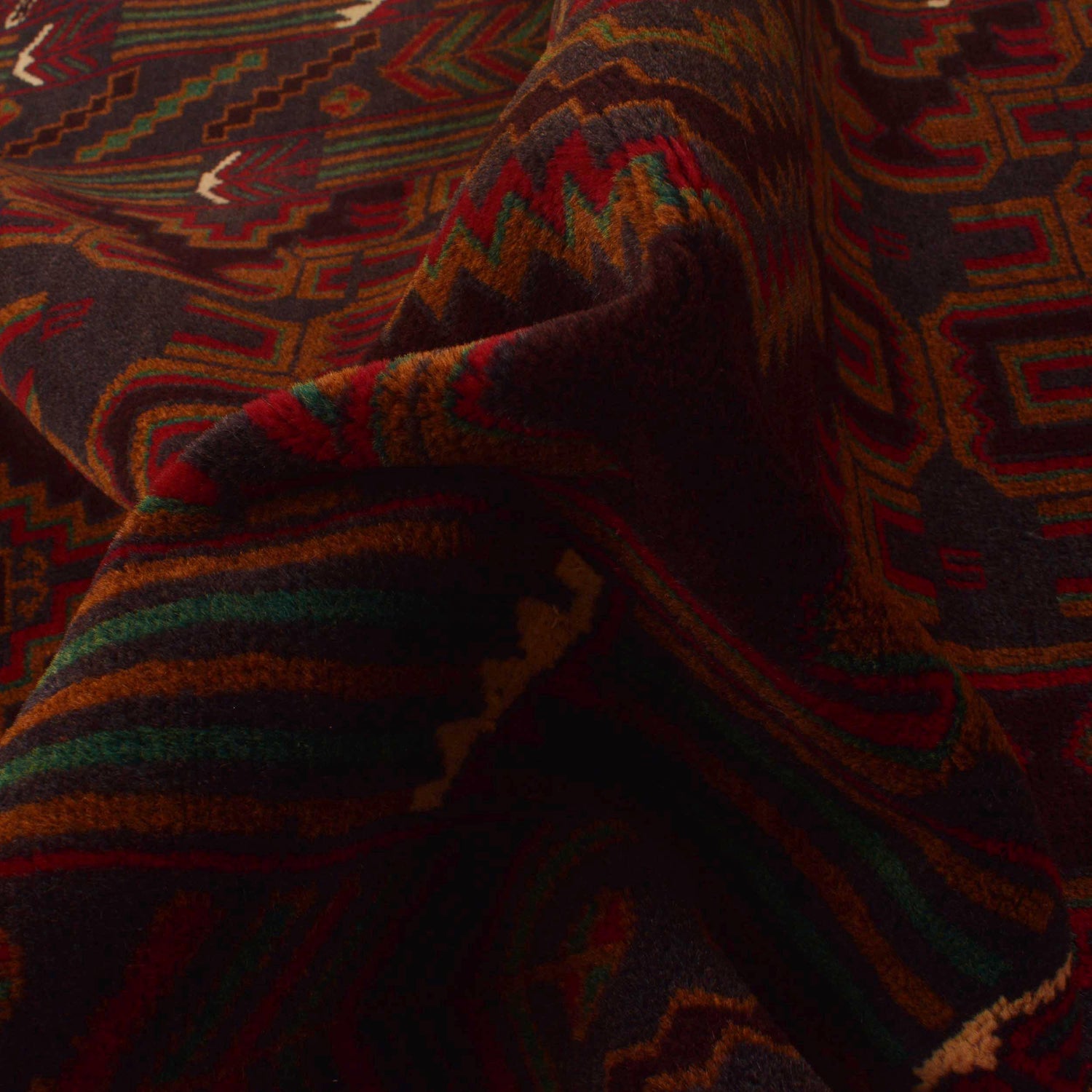 Baluch Medium Size Carpet 3' 8" x 6' 3" (ft) - No. G35408