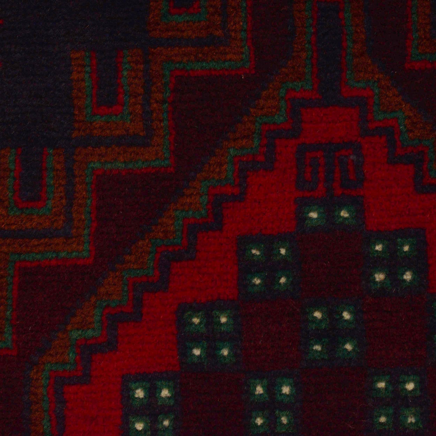 Baluch Medium Size Carpet 3' 7" x 6' 4" (ft) - No. G35409