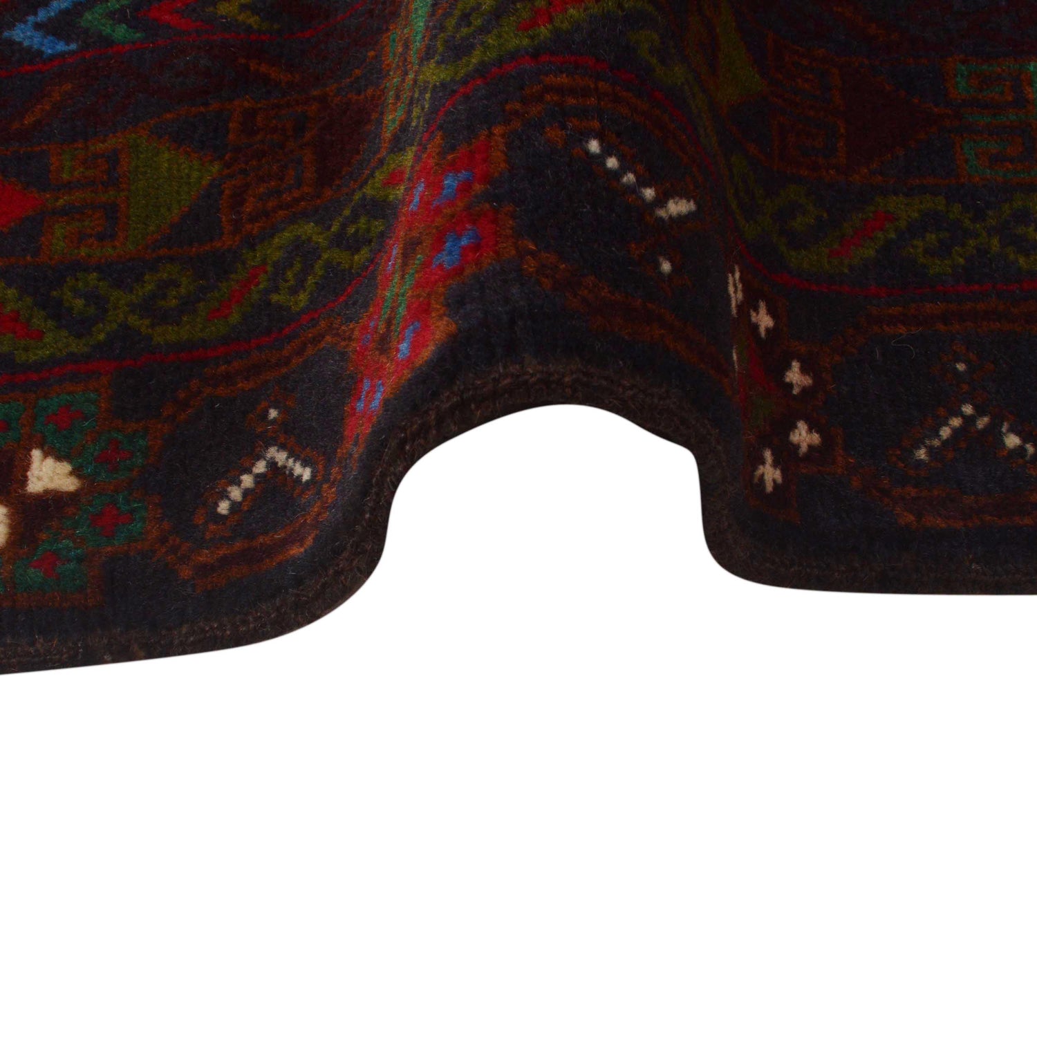 Baluch Medium Size Carpet 3' 7" x 6' 4" (ft) - No. G35409