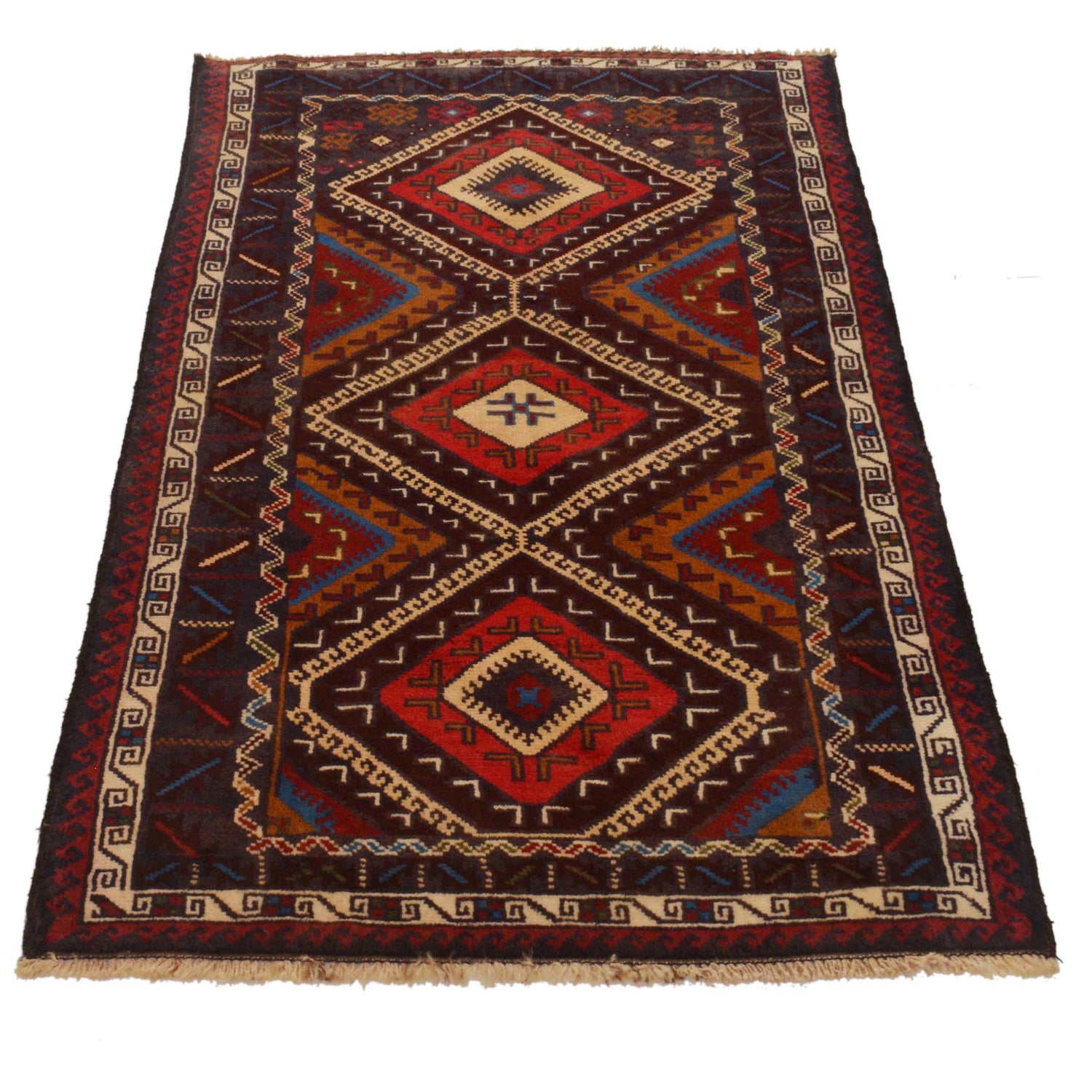 Tribal Baloch Rug 2' 9" x 4' 9" (ft) - G35414