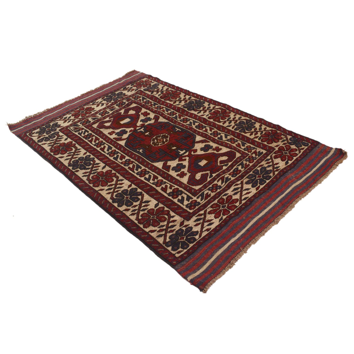 Multi Barjasta Rug 3' 11" x 6' 0" (ft) - No. G35426