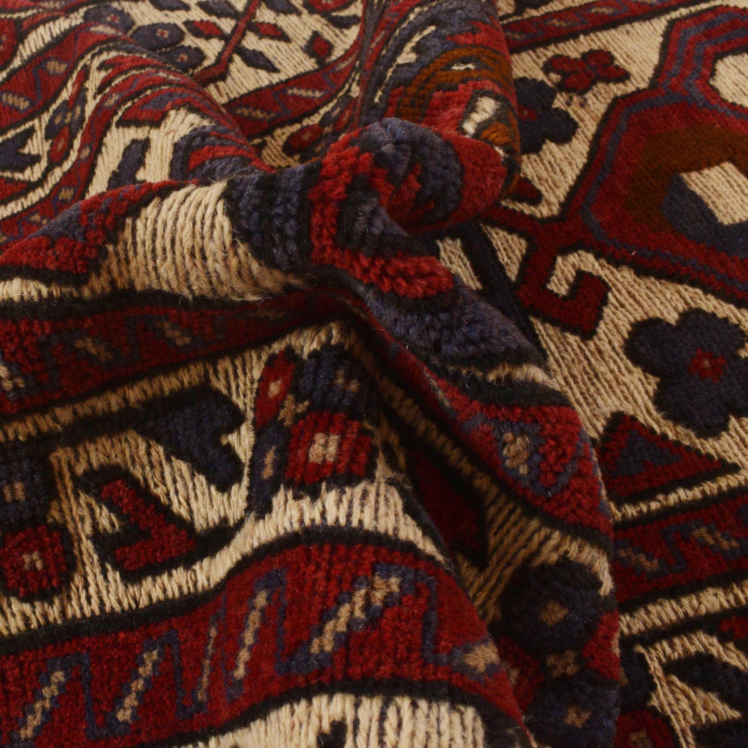 Multi Barjasta Rug 3' 11" x 6' 0" (ft) - No. G35426